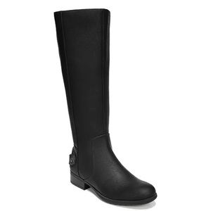 NEW LifeStride Amy Black Riding Boot (Wide Calf)